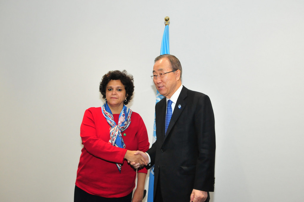COP 21 Ministra Izabella Teixeira Ban Ki-moon - Crédito 