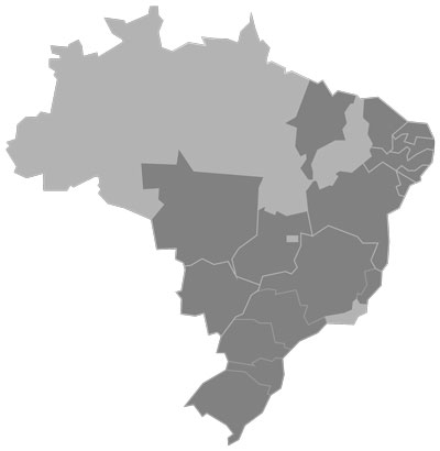 mapa Centris tarsata