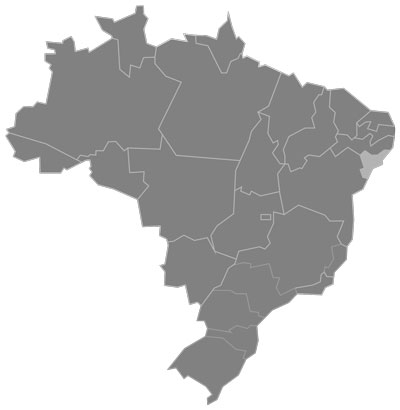 mapa Eulaema nigrita
